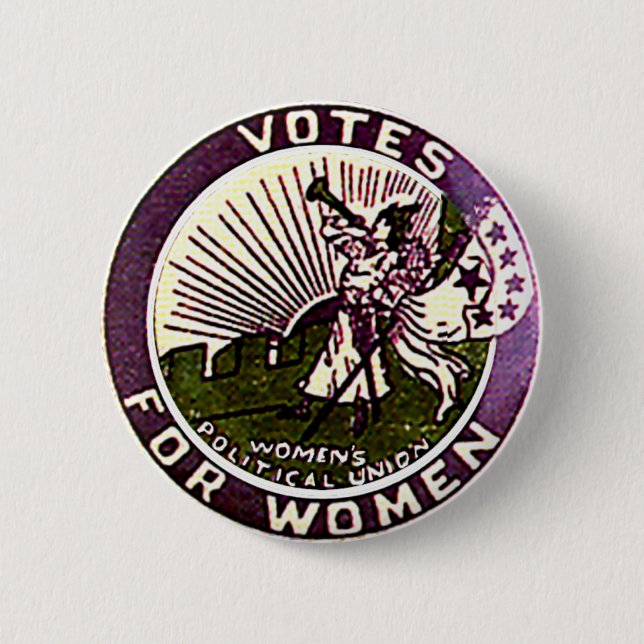Votes for Women - Button (Front)