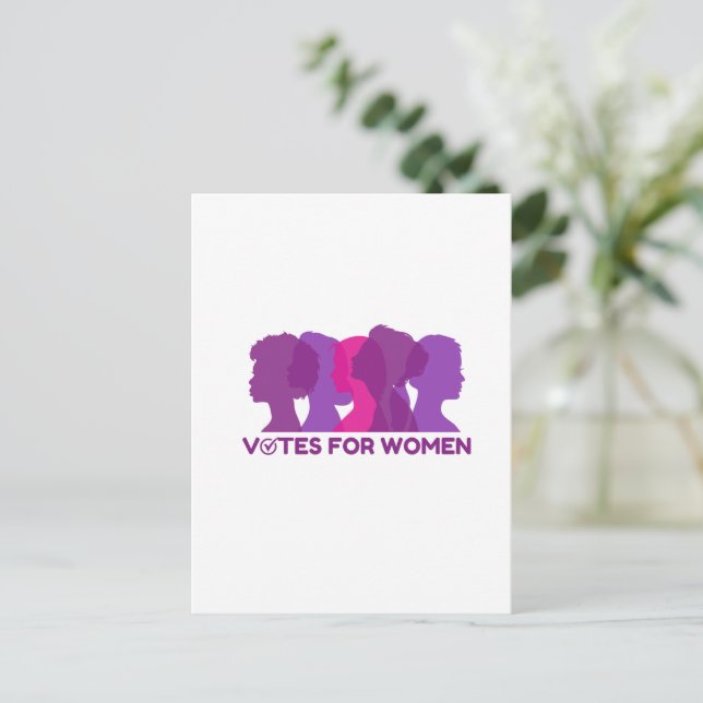 Votes for Women,  Postcard (Standing Front)