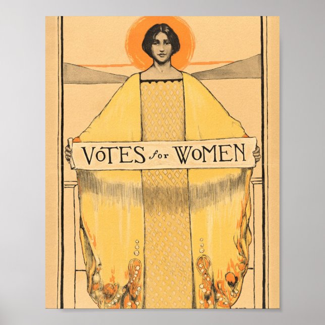 Votes For Women Suffrage Movement 1913 Poster (Front)