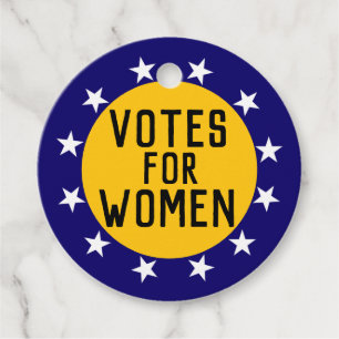 Votes for Women Suffrage PIn LWV set of 12 Favour Tags