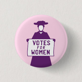 Votes For Women Suffragette 3 Cm Round Badge