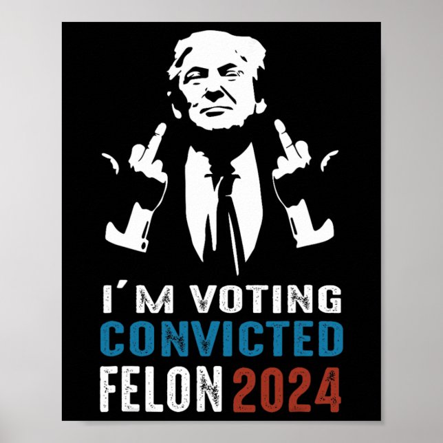 Voting Convicted Felon 2024  Poster (Front)