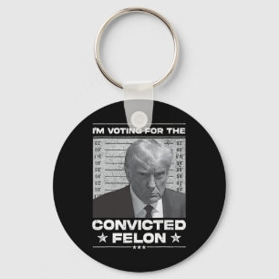 Voting Convicted Felon 2024 - Trump 2024 Convicted Key Ring