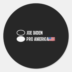 Voting For Convicted Felon Verdict Election Trump Classic Round Sticker