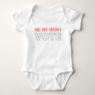 voting hero baby bodysuit