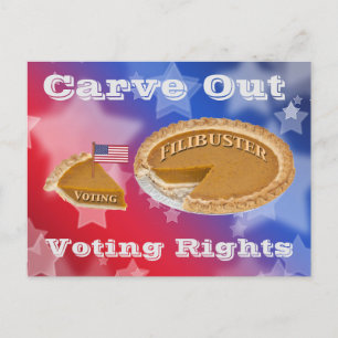 Voting Rights Filibuster Carve-Out Postcard