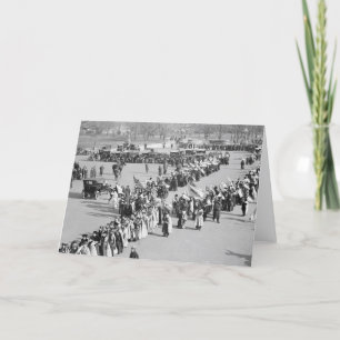 Voting Rights March, 1916 Card