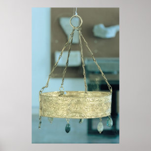 Votive crown from the Treasure of Guarrazar Poster