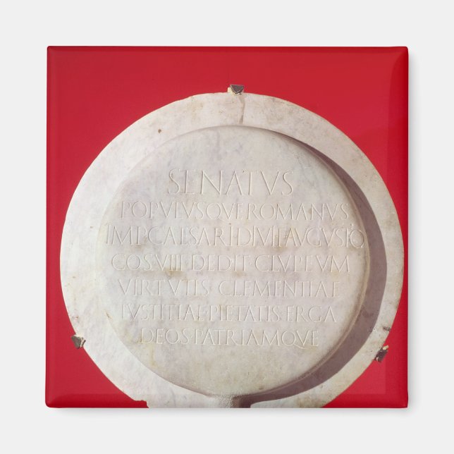 Votive shield in honour of Augustus Magnet (Front)