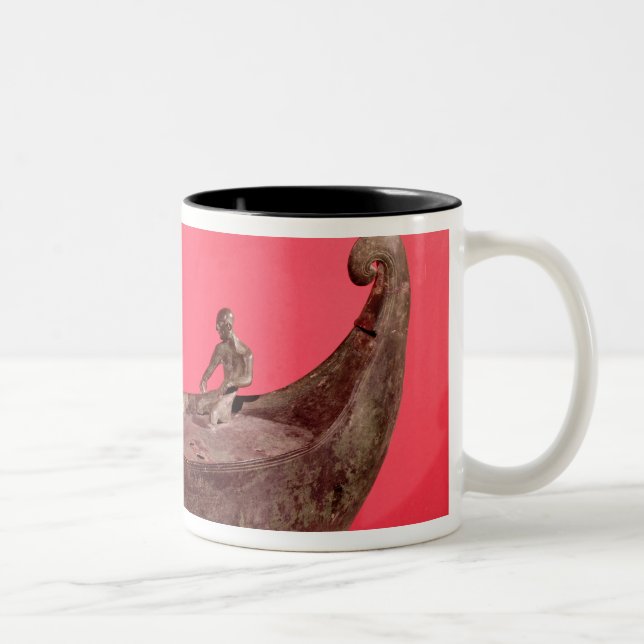 Votive ship Two-Tone coffee mug (Right)