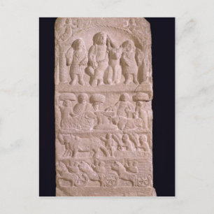 Votive stela dedicated to Sature Postcard