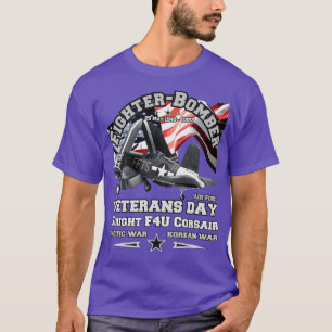 Vought F4U Corsair amercan fighter ww2 T-Shirt