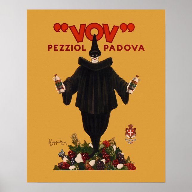“VOV” Pezziol Padova ~ 1922 ~ Leonetto Cappiello Poster (Front)