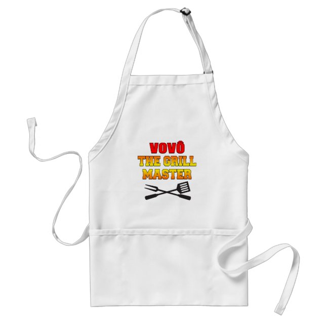 Vovo The Grill Master Portuguese Grandpa Apron (Front)