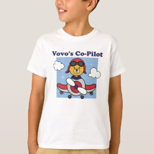 Vovo's Co-Pilot - Cute Aeroplane T-Shirt