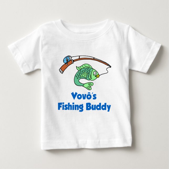 Vovo's Fishing Buddy Baby T-Shirt (Front)