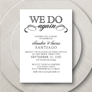 Vow Renewal Invitation