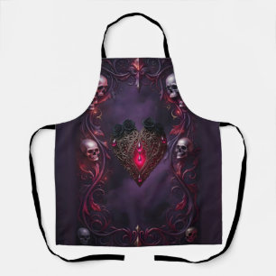 Vows Beyond the Veil – Gothic Wedding Art Apron