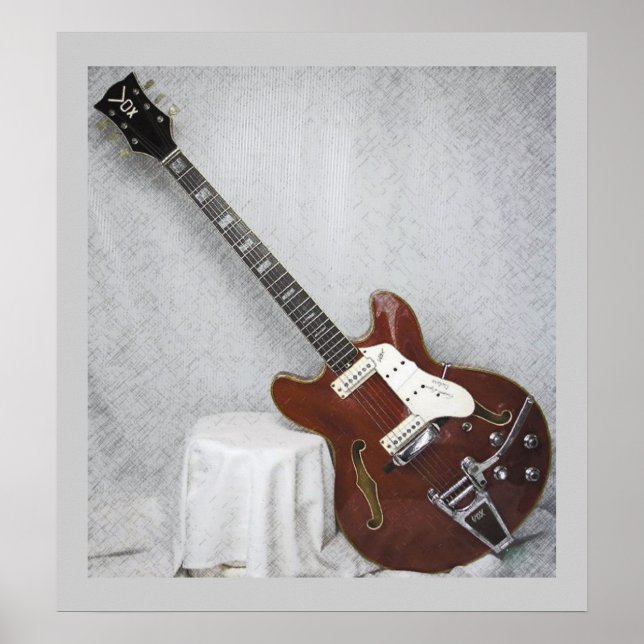 Vox Super Lynx Deluxe GuitarPoster Poster (Front)