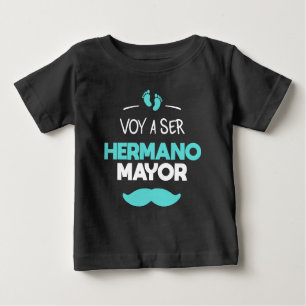 Voy a ser hermano mayor baby T-Shirt