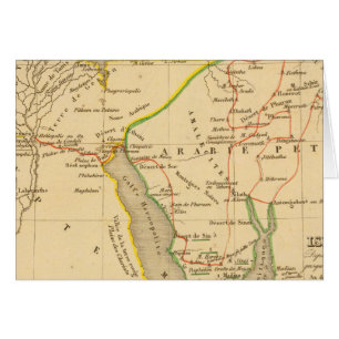 Voyage des Israelites depuis leur sortie d'Egypte