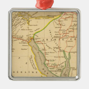 Voyage des Israelites depuis leur sortie d'Egypte Metal Ornament