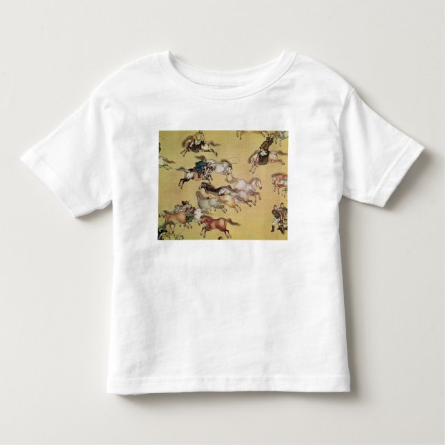 Voyage of Emperor Qianlong  detail from a Toddler T-Shirt (Front)