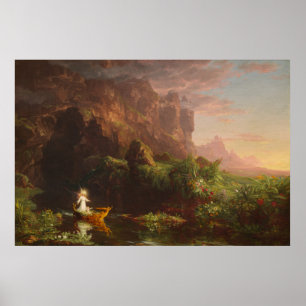 Voyage of Life: Childhood — Thomas Cole Poster