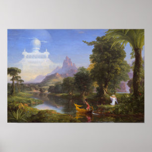Voyage of Life: Youth (1842) — Thomas Cole Poster