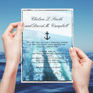 ©Voyage of Love/Cruise Ship/Destination Wedding Invitation