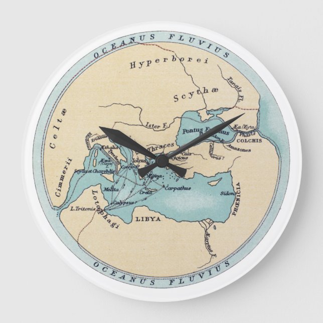 VOYAGE OF THE ARGONAUTS LARGE CLOCK (Front)