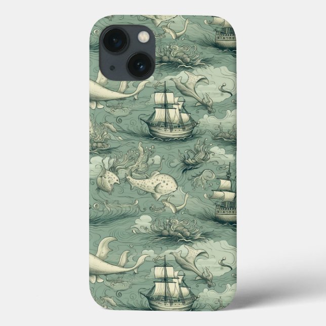 Voyage of the Whimsical Seas Case-Mate iPhone Case (Back)