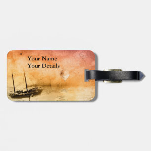 Voyage Steampunk Luggage Tag Personalised