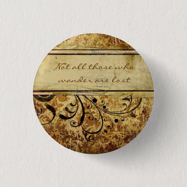 Voyage swipes in 3 cm round badge (Front)