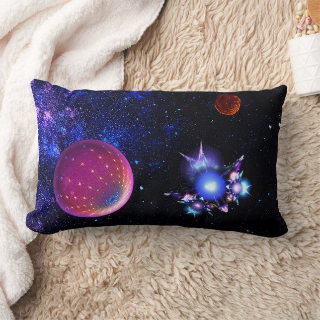 Voyage to Nzgrshdekl Lumbar Cushion (Blanket)