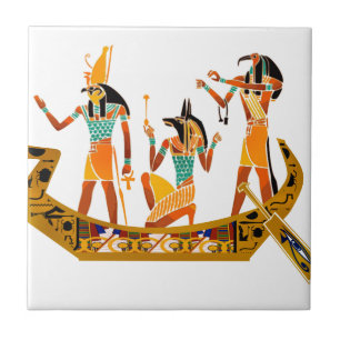 Voyage to unknown ceramic tile