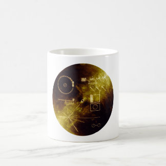 Voyager 1 + 2 Sounds of Earth Record Gold Cover Coffee Mug