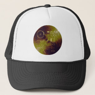 Voyager 1 and 2 Golden Record Sounds of Earth Trucker Hat