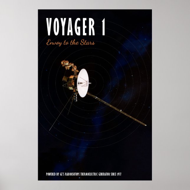 Voyager 1 - Envoy to the Stars Poster (Front)