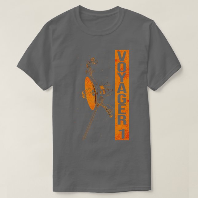 Voyager 1 Interstellar Space Probe 5 T-Shirt (Design Front)