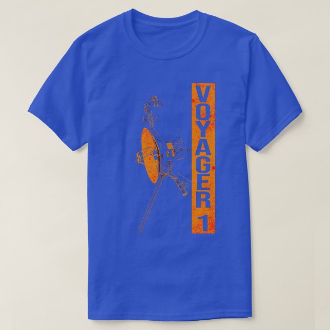 Voyager 1 Interstellar Space Probe 5 T-Shirt (Design Front)