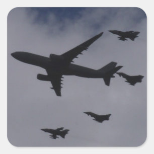 Voyager and Typhoons Square Sticker