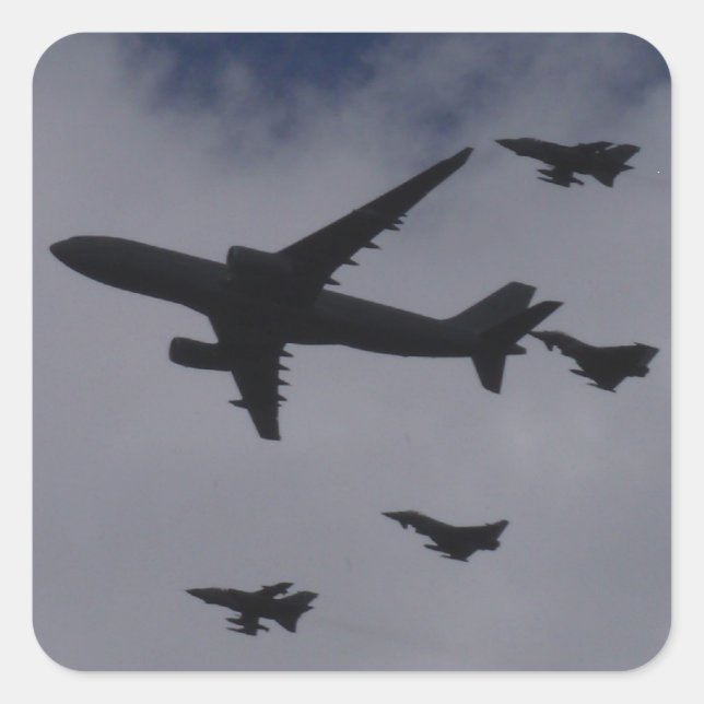 Voyager and Typhoons Square Sticker (Front)