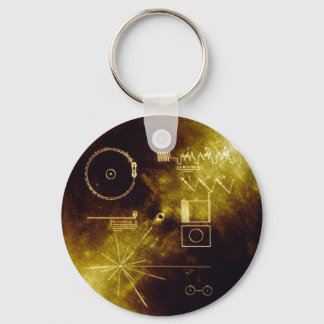Voyager Golden Record Key Ring