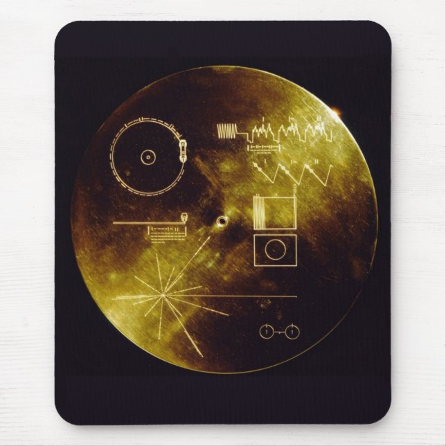 Voyager Golden Record Mouse Pad (Front)