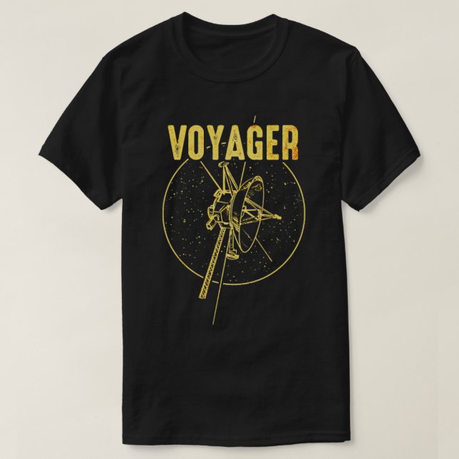 Voyager Interstellar Space Probe8 T-Shirt (Design Front)