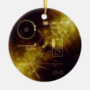 Voyager Message Ceramic Ornament