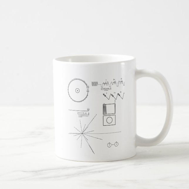 Voyager Message Coffee Mug (Right)