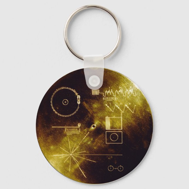 Voyager Message Key Ring (Front)