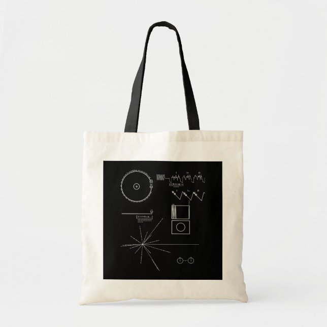 Voyager Message Tote Bag (Front)